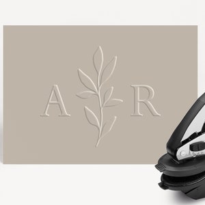 Aangepaste Embosser, Bruiloft Embosser, Paar Embosser, Uw Logo Embosser, Huwelijksuitnodiging, Cadeau voor pasgetrouwden, Gepersonaliseerd cadeau, Initialen