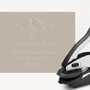 Embosser, Adres Embosser, Bruiloft Embosser, Retouradres, Embossing Seal, Gepersonaliseerde Embosser, Logo Embosser, Huwelijkscadeau