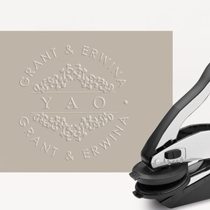 Embosser, Hochzeit Embosser, Hochzeitseinladung, Save the Date, Danke Karte, geprägt, Custom Embosser, Emboss, Logo Embosser, individuelles Geschenk