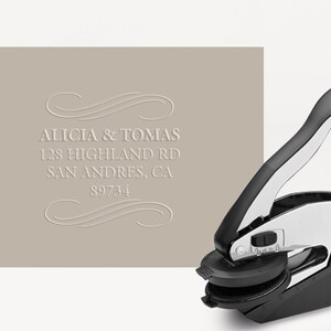 Embosser, Adres Embosser, Persoonlijke Embosser, Housewarming Gift, Retouradres Embosser, Naam Embosser, Huwelijksuitnodiging, Bruiloft Emboss
