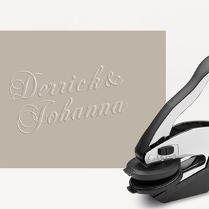 Embosser, Custom Embosser, Paar Embosser, Logo Embosser, Trouwkaarten, Wedding Embosser, Gepersonaliseerd cadeau, gepersonaliseerd cadeau