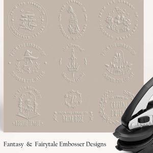 Grabador de libros de fantasía, grabador de libros de cuentos de hadas, grabador de biblioteca, grabador personalizado, sello de biblioteca, regalo personalizado, grabador, Ex Libris