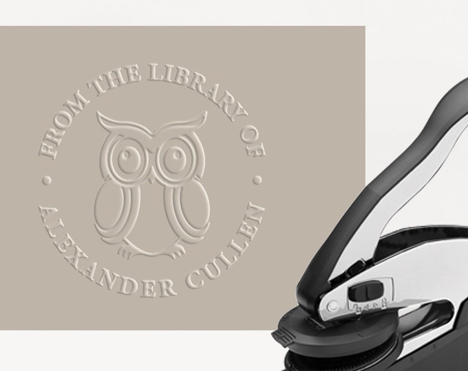 Book Embosser, Library Embosser, Custom Embosser, Embosser, Owl ...