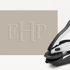 Personalisierter Prägestempel, Monogramm-Präger, personalisierter Prägestempel, Logo-Präger, Hochzeitseinladung, personalisiertes Geschenk, Prägewerkzeug, geprägt