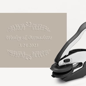 Embosser, Embosser de mariage, Save the Date, Embosser personnalisé, Faire-part de mariage, Carte de remerciement, Cadeau personnalisé, Logo Embosser, En relief