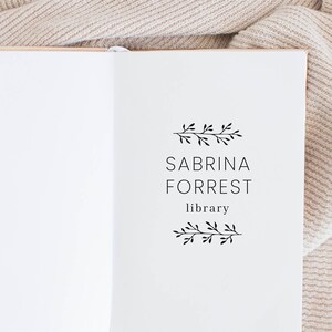 Book Stamp, Custom Stamps, Library Stamp, Ex Libris Stamp, Personalized Gift, Book Label, Custom Stamps, Self-Inking Stamp, Rubber Stamp