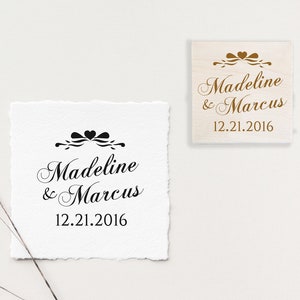 Save the Date Stamp, Rubber Stamp, Gravure au laser, Timbre personnalisé, Timbre de logo personnalisé, Timbre de mariage, Logo de mariage, Timbre personnalisé