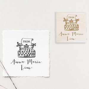 Namensstempel, Personalisierter Stempel, Personalisiertes Geschenk, Stempel, Selbstfärbender Stempel, Logo-Stempel, Hochzeitsstempel, Schreibmaschine