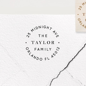 Retouradresstempel, gepersonaliseerde adresstempel, zelfinktende stempel, rubberen stempel, aangepaste stempel, housewarming geschenk, logo stempel, familie stempel