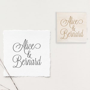 Sellos personalizados, sello personalizado, sello autoentintable personalizado, sello de boda, sello de invitación, sello de carta, sello de caligrafía, regalo de boda