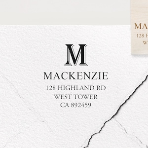 Adresstempel, aangepaste stempel, gepersonaliseerde stempel, gepersonaliseerd cadeau, rubberen stempel, zelfinktende stempel, logostempel, retouradres