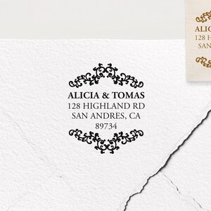 Sello de dirección, sello personalizado, sello personalizado, regalo personalizado, sello de goma, sello autoentintado, sello de logotipo, dirección de devolución