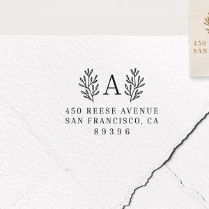 Sello de dirección, sello personalizado, sello personalizado, regalo personalizado, sello de goma, sello autoentintado, sello de logotipo, dirección de devolución