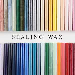 Wax Seal, Sealing Wax, Wax Sticks, Glue Gun Wax,Mailing Wax, Pastel Wax, Glue Gun Sealing Wax,Wax Seal Stamp, Metallic Wax, Gold Sealing Wax image 1