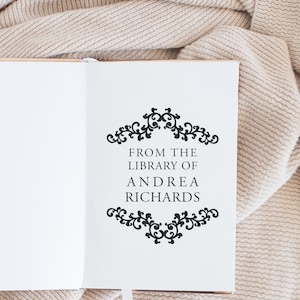 Book Stamp, Library Stamp, Rubber Stamp, Custom Stamp, Personalized Stamp. Self-Inking Stamp, Personalized Gift, Book Label