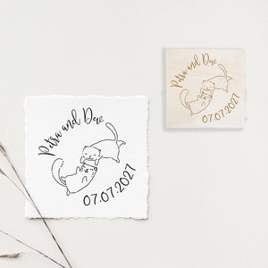 Sello personalizado, Sello de pareja, Sello de boda, Sello autoentintado, Sello personalizado, Sello de goma, Sello personalizado, Sello de logotipo, Sello de nombre, Sello
