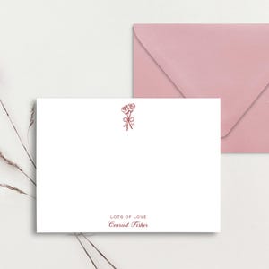 30 stuks aangepaste notitiekaarten, gepersonaliseerde notitiekaarten, monogram briefpapier, monogram notitiekaarten, aangepaste valentijnskaart, gepersonaliseerd briefpapier