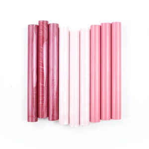 Valentine Sealing Wax Bundel, Love Wax Seals, Hearts Wax Seals, Pink Sealing Wax, Pastel Pink Sealing Wax