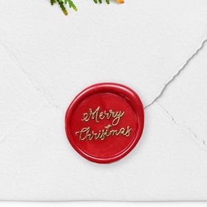 Pacote de 10 selos de cera pintados de ouro | Selos de cera de férias | Selos de cera de Natal | Selos de cera de ouro | Selos de cera pintados à mão | Roteiro de Feliz Natal