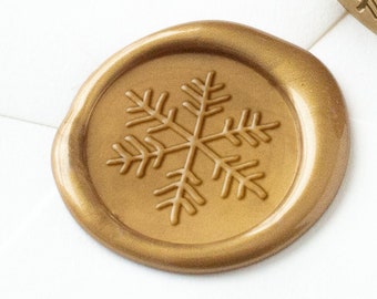 Snowflake Wax Seal Stamp, Christmas Wax Seal, Wax Seals, Snow Wax Seal, Holiday Wax Stamp, Wax Seal Stickers, Christmas Stamp, Wax Stamp