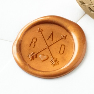 Monogramm Wachssiegel Stempel, Paar Initialen Wachssiegel Stempel, benutzerdefiniertes Wachssiegel, Hochzeit Wachssiegel, Einladung Wachsstempel, personalisiertes Siegel