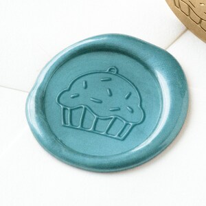 Cupcake Wachs Siegel Stempel, Backen Wachs Siegel Stempel, Siegelwachs, Business Wachssiegel, Logo Wachssiegel, Kuchen Wachs Stempel, Kuchen Stempel