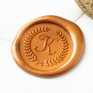 Eerste lakzegel stempel, aangepaste lakzegel, gepersonaliseerde lakzegel, zakelijke zegel, logo lakzegel, bruiloft zegel, lakzegel, zegellak, krans