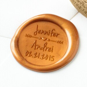Wax Seal Stamp, Couple Seal, Custom Wax Seal Stamp, Sealing Wax, Wedding Wax Seal, Invitation Seal, Logo Wax Seal, Save the Date  Wax Stamp