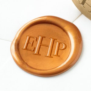 Personalisierter Wachssiegel Stempel, Monogramm Wachssiegel, Hochzeit Wachssiegel, Personalisiertes Wachssiegel, Business Branding, Einladungssiegel, Logo Wachssiegel