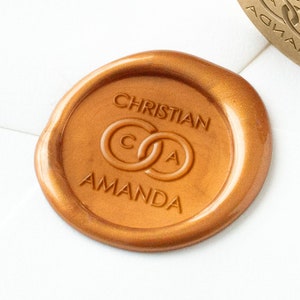 Custom Wax Seal Stamp, Sealing Wax, Wedding Wax Seal, Invitation Seal, Logo Wax Seal, Personalized Wax Seal, Wedding Invitation, Couple Seal