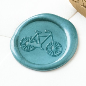 Fahrrad Wachssiegel, Wachssiegel Stempel, Reise Wachssiegel, Siegelwachs, Hochzeit Wachssiegel, Fahrzeug Wachssiegel, niedliches Wachssiegel, Fahrrad Wachssiegel Aufkleber