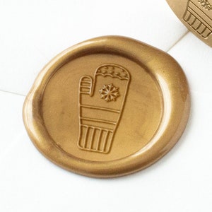 Mittens Wax Seal, Christmas Wax Seal Stamp, Holiday Wax Seal Stamp, Christmas Wax Seal, Holiday Wax Seal, Christmas Wax Seal Stickers
