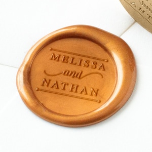 Wedding Wax Seal, Custom Wax Seal Stamp, Couple Wax Seal, Personalized Seal, Wedding Gift, Names Wax Seal, Sealing Wax, Invitations Seal