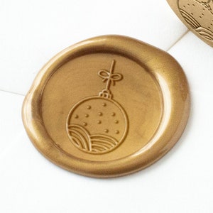 Selo de cera de ornamento, selo de cera de Natal, selo de cera personalizado, selos de cera, selo de cera de férias, selo de cera de Natal, cera de ornamento, onda