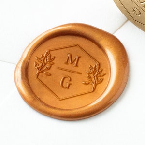 Aangepaste lakzegel stempel, paar lakzegel, initialen lakzegel, gepersonaliseerde lakzegel, bruiloft lakzegel, krans lakzegel, uitnodiging lakzegel