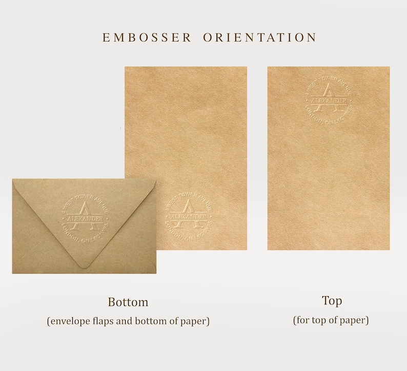 Logo Embosser, Custom Embosser, Personalized Embosser, Embosser, Address Embosser, Your Logo Embosser, Business Embosser, Wedding Embosser image 3