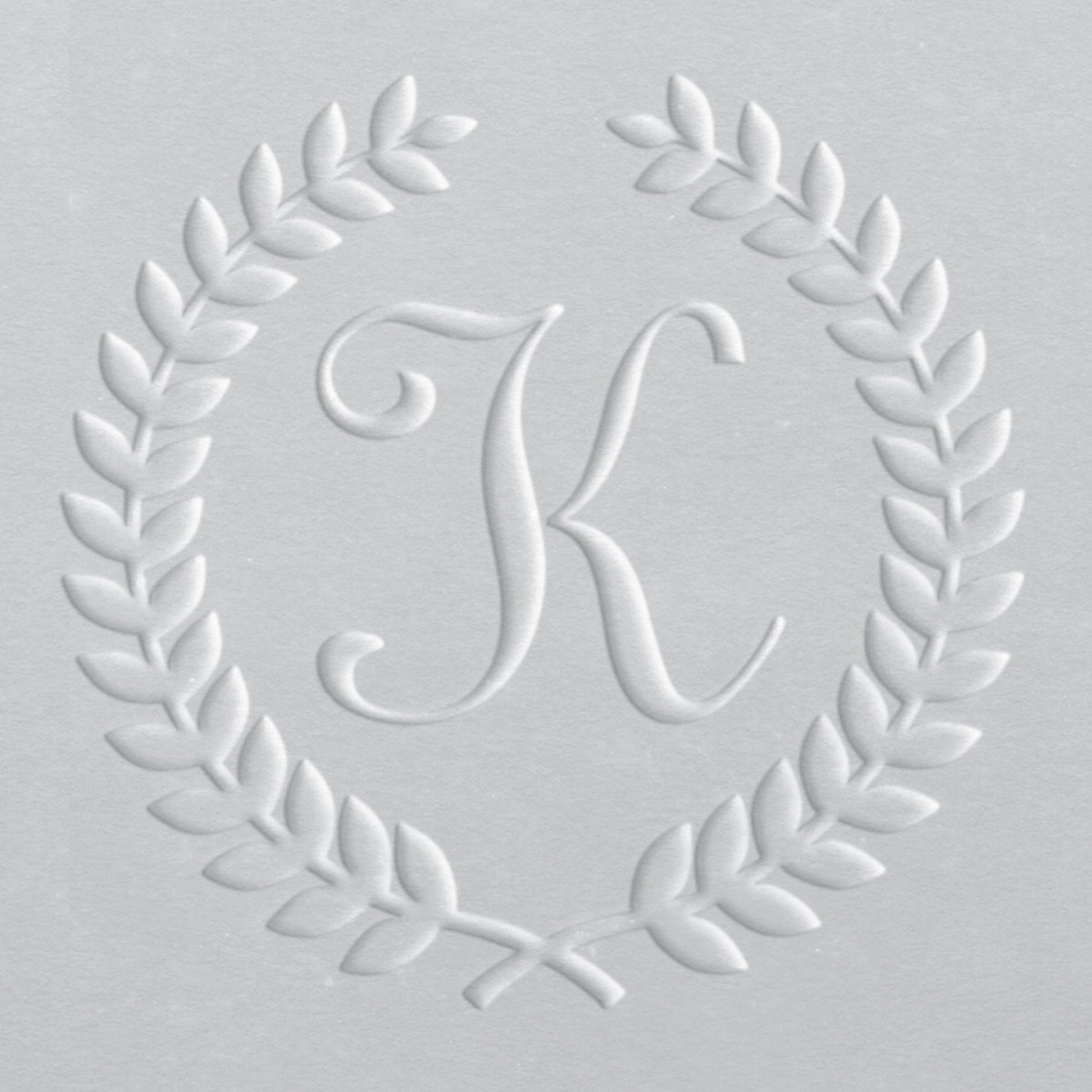 Embosser Custom Embosser Initial Embosser Wreath Monogram Etsy
