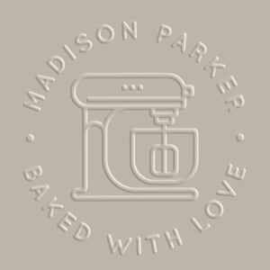 Aangepaste embosser, logo-embosser, zakelijke embosser, logostempel, bakkerijlogo, gepersonaliseerde embosser, bedrijfsstempel, reliëf, gebakken met liefde