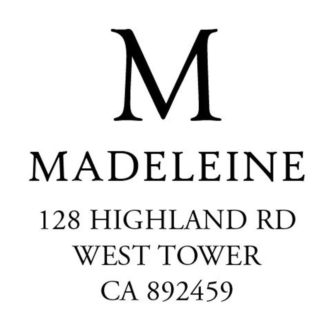 Embosser Return Address Embosser Custom Embosser Name Etsy