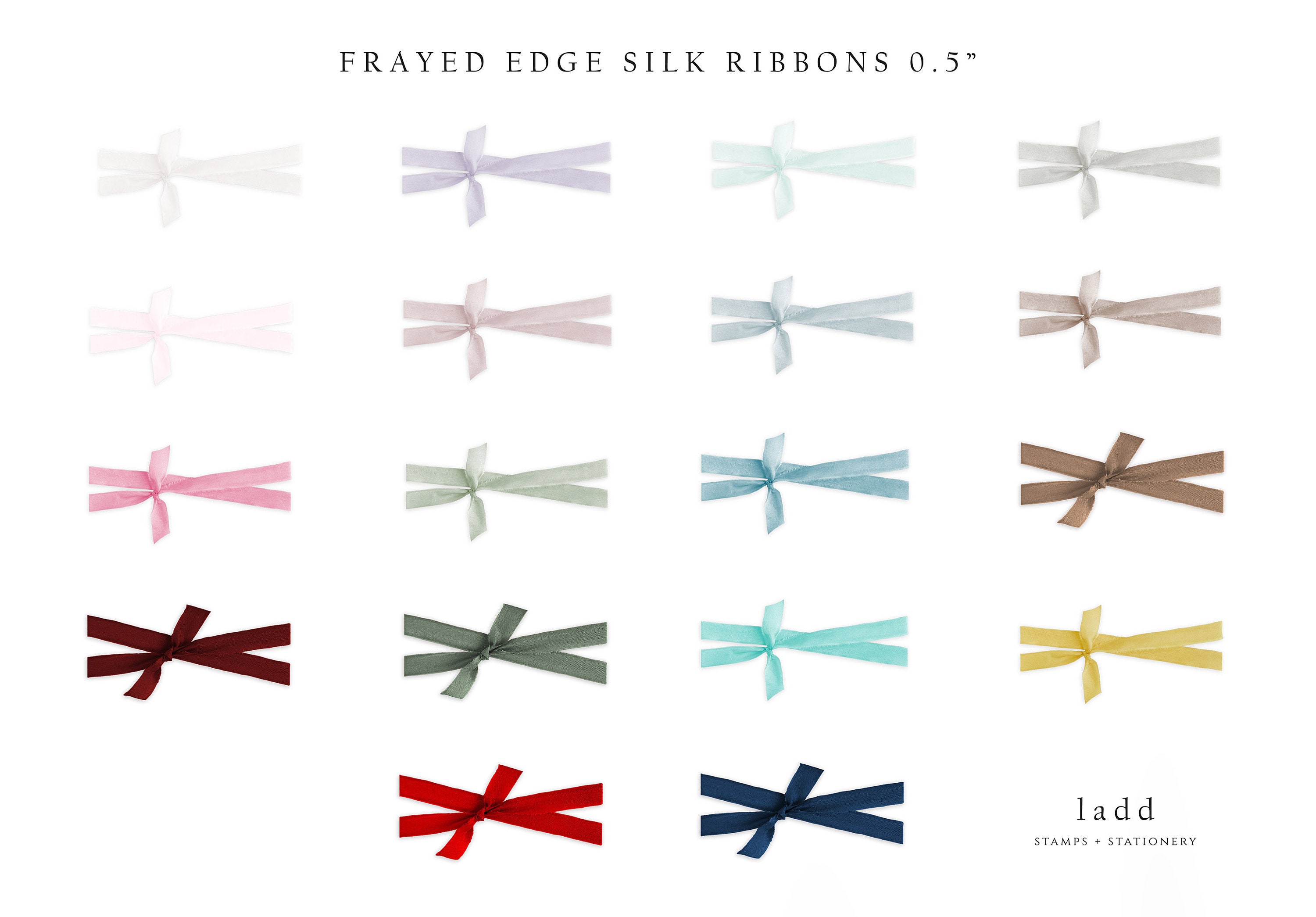 Linen Ribbon, Frayed ribbon, 4”, 2”, 1”, 5 yards – Brooklyn Ribbons