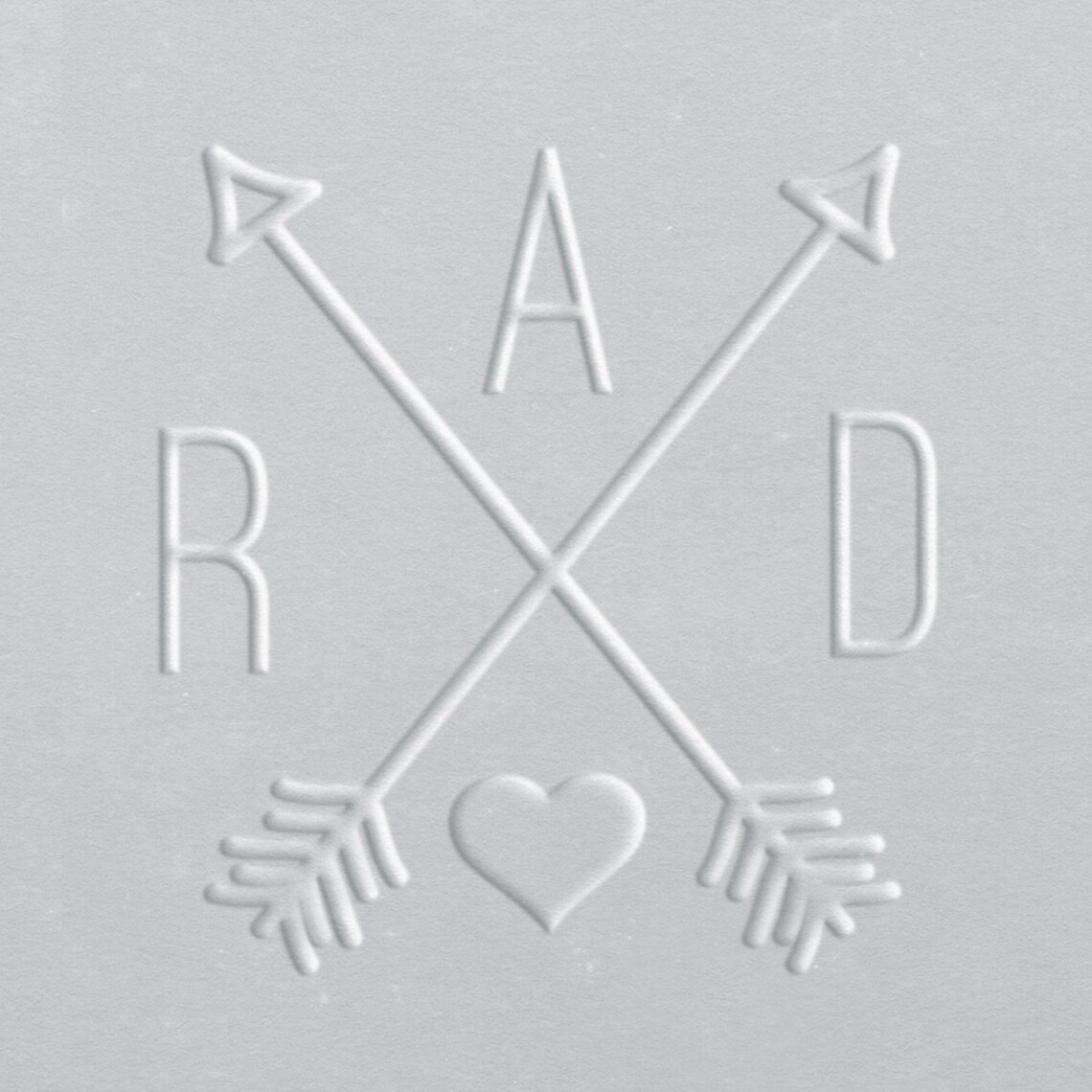 Embosser Initials Embosser Monogram Embosser Wedding Etsy