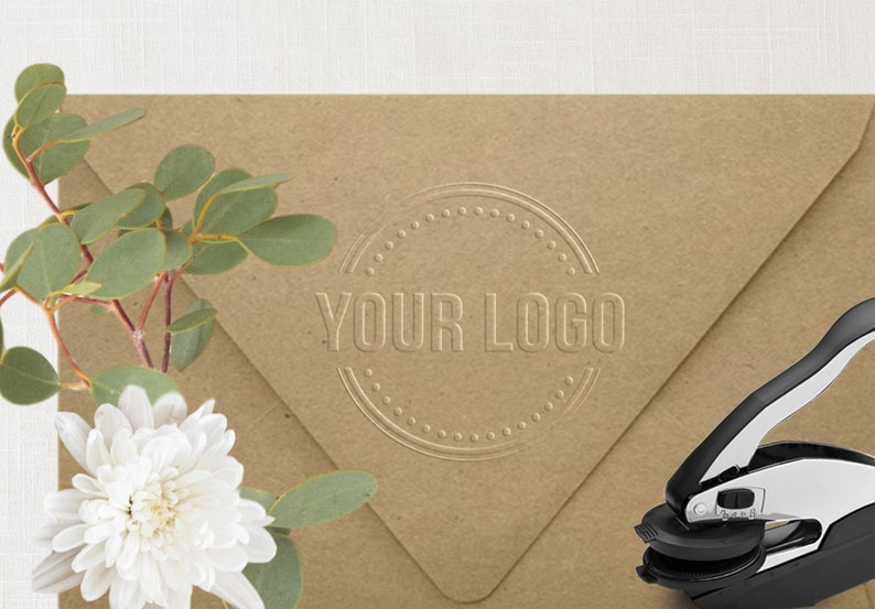 Logo Embosser Custom Embosser  Personalized Embosser image 2