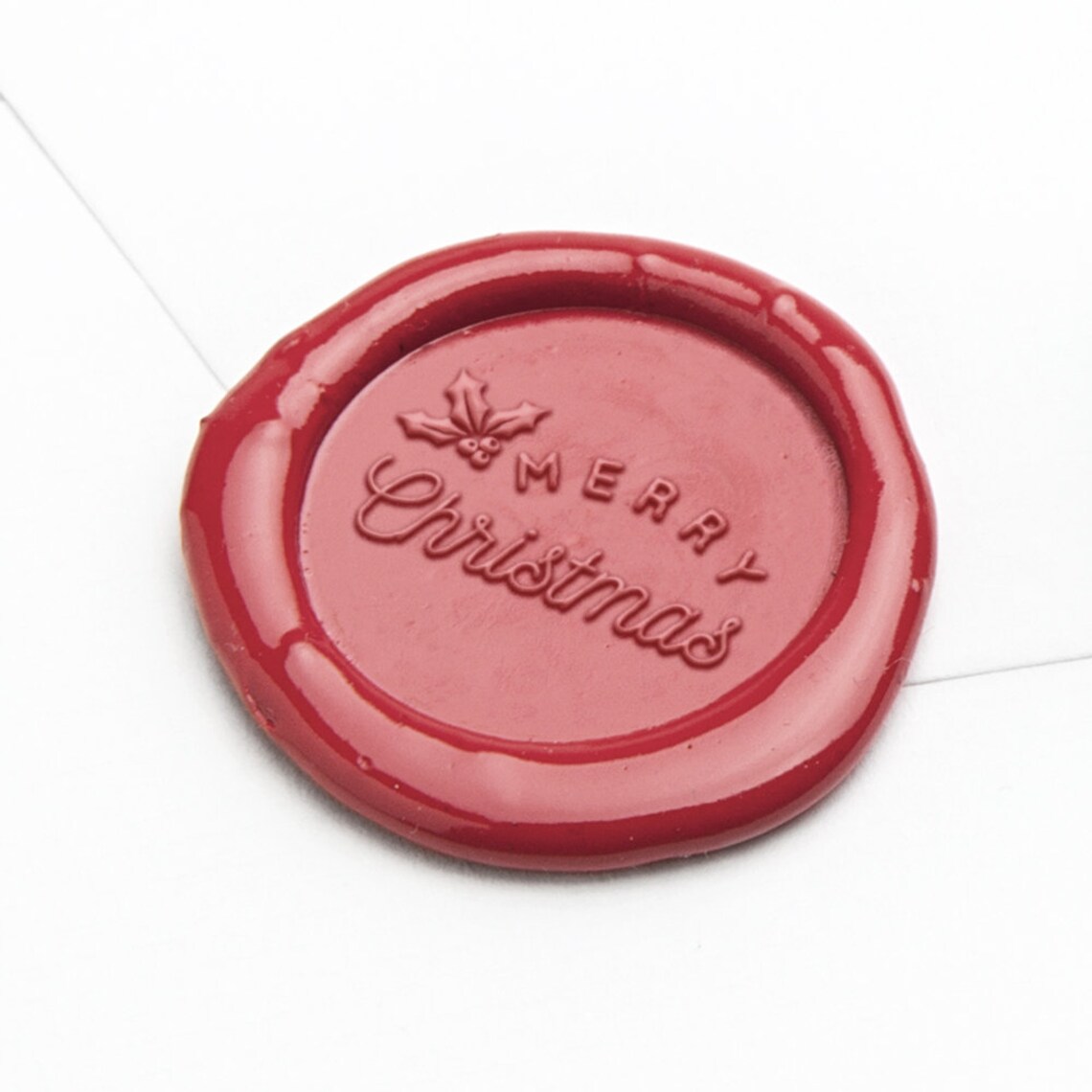 Merry Christmas Wax Seal Holiday Wax Seal Stamp Christmas Etsy