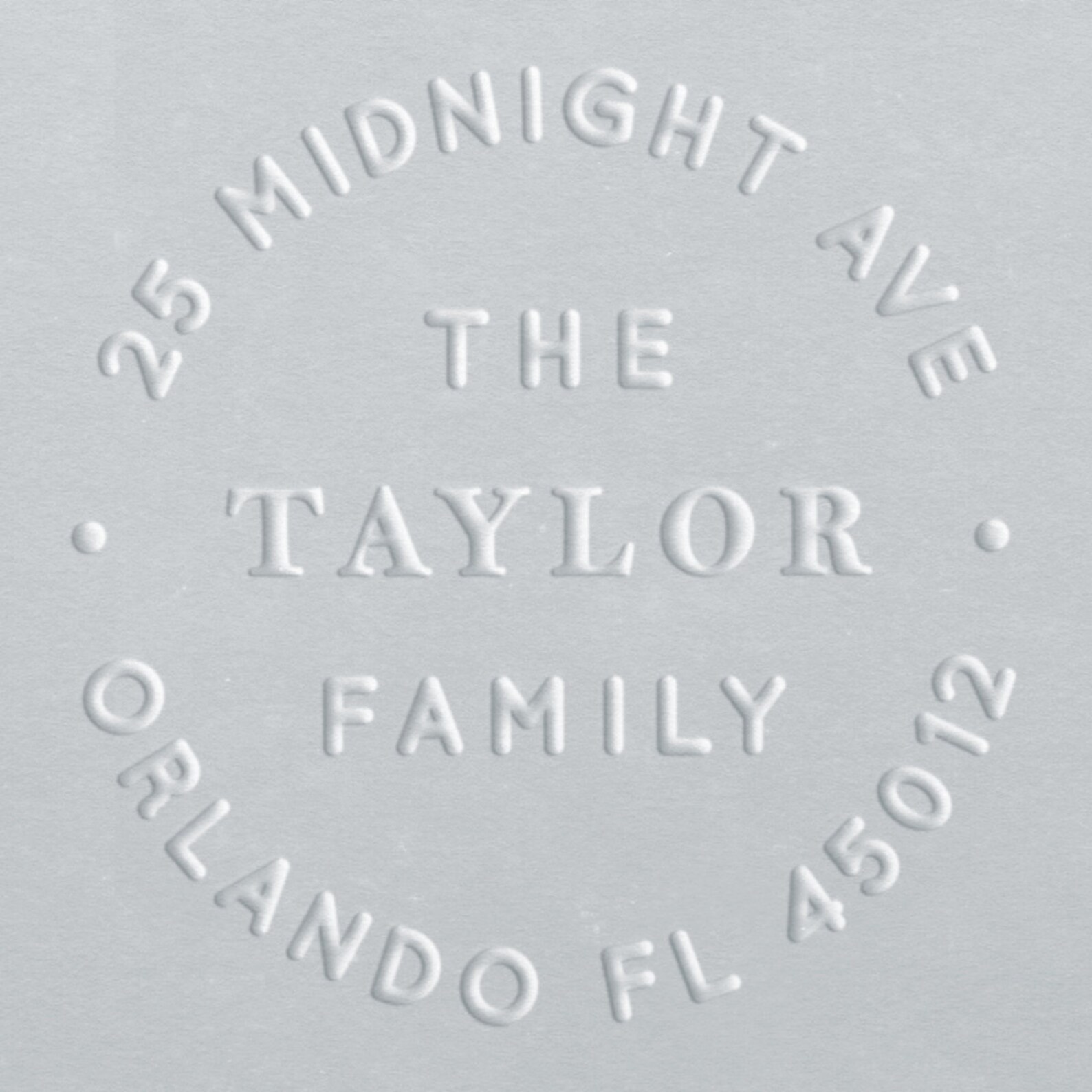 Address Embosser Custom Embosser Family Embosser Etsy