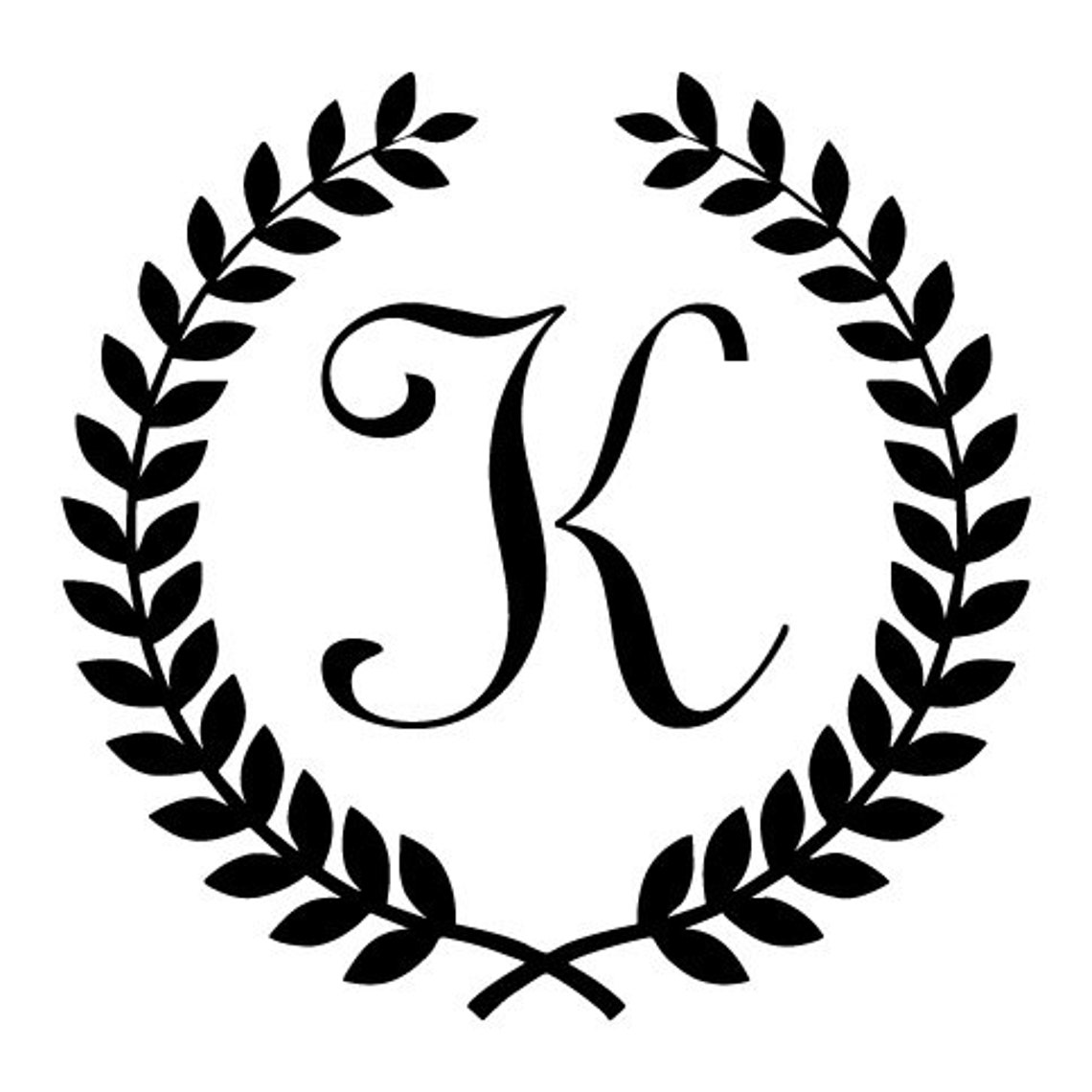 Embosser Custom Embosser Initial Embosser Wreath Monogram Etsy