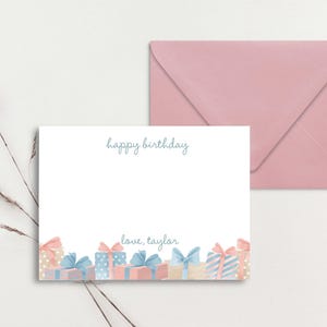 30 Stück benutzerdefinierte Geburtstagskarten, personalisierte Grußkarten, Monogramm-Briefpapier, Monogramm-Grußkarten, benutzerdefinierte Dankeskarte, benutzerdefiniertes Briefpapier