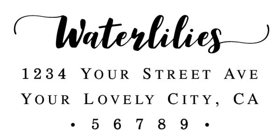 Embosser Return Address Embosser Custom Embosser Etsy