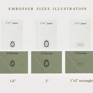 Logo Embosser, Custom Embosser, Personalized Embosser, Embosser, Address Embosser, Your Logo Embosser, Business Embosser, Wedding Embosser image 4