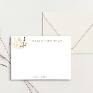 30 Stück benutzerdefinierte Geburtstagskarten, personalisierte Grußkarten, Monogramm-Briefpapier, Monogramm-Grußkarten, benutzerdefinierte Dankeskarte, benutzerdefiniertes Briefpapier