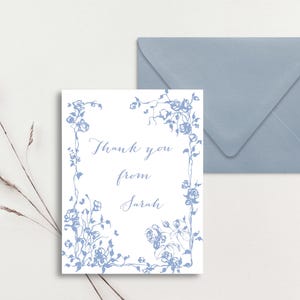 30 Stück benutzerdefinierte Grußkarten, personalisierte Grußkarten, Monogramm-Briefpapier, Monogramm-Briefkarten, benutzerdefinierte Dankeskarte, personalisiertes Briefpapier